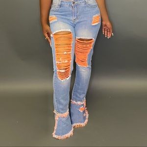 Distressed Jeans